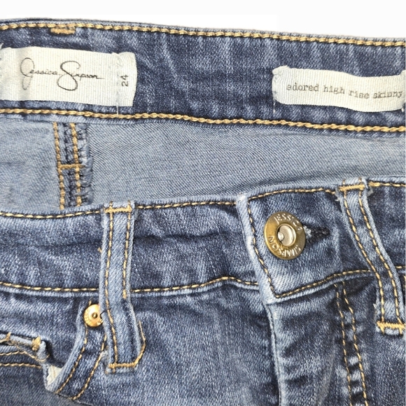Jessica Simpson Adored High Rise Skinny Jeans - Size 24 - Picture 7 of 8
